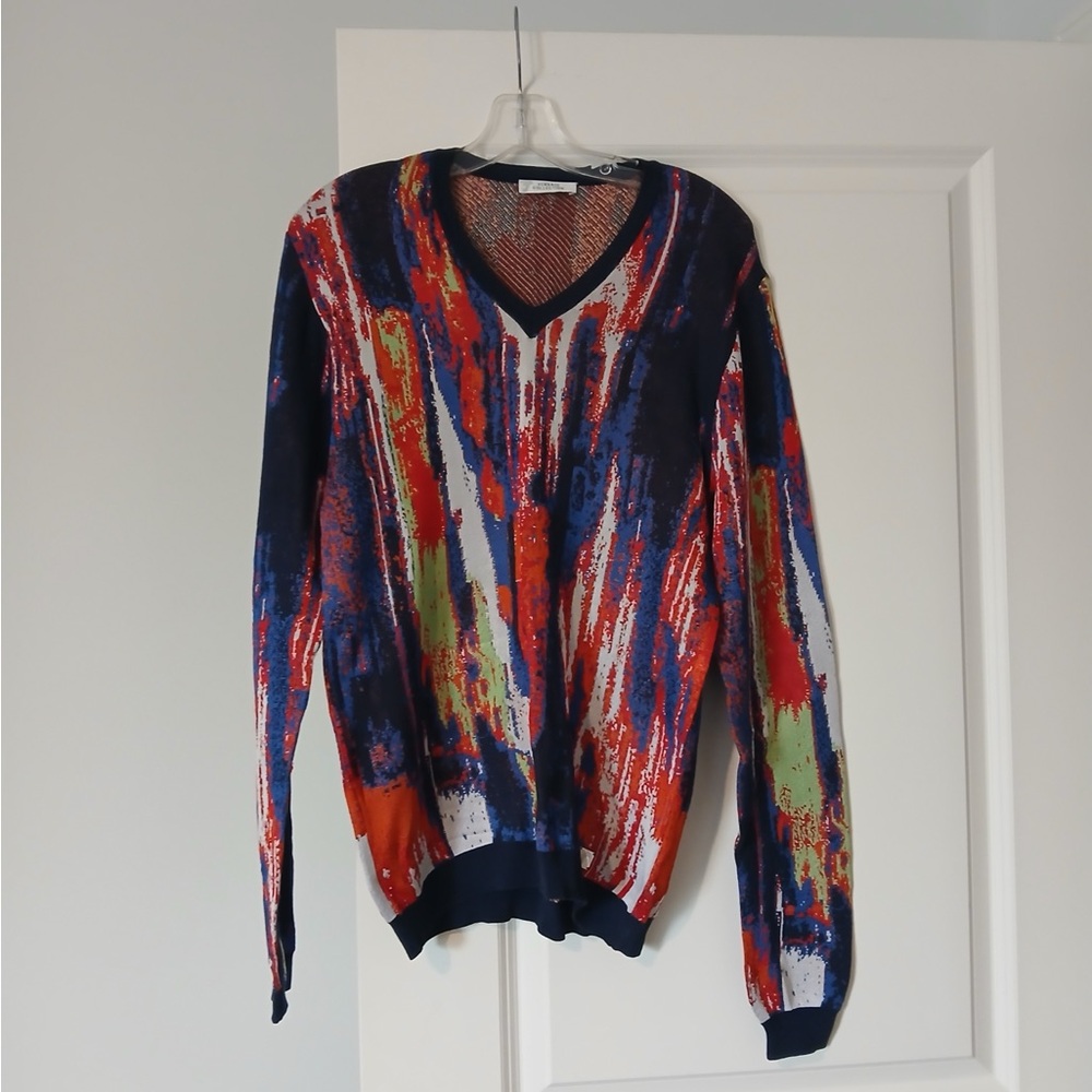 Versace Multicolor Knit Sweater